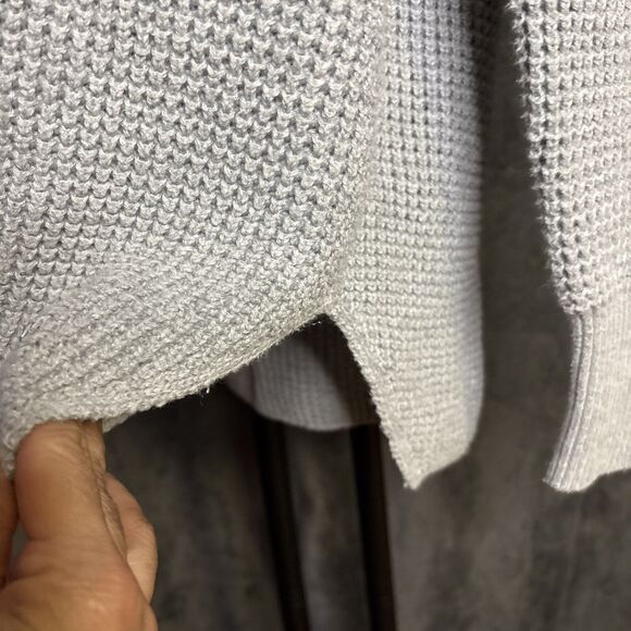 Michael Kors Cowl Neck Waffle Knit Pullover Sweater Long Sleeves Ivory Sz M - Picture 6 of 16